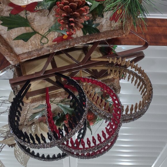 Sparkling Rhinestone Headband – Set of Three - Picture 4 of 6